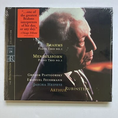 Rubinstein / Mendelssohn / Brahms / Heifetz - Collection 24 [New CD] Sealed Foto 1 de 2