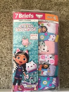 Gabby s Dollhouse Underwear Briefs 7 Pack Size 6 - Picture 1 of 2