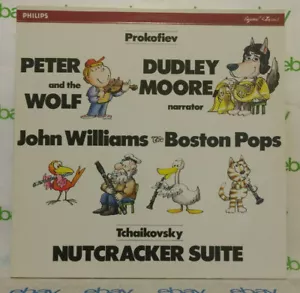 VINYL RECORD LP NM/NM NUTCRAKER SUITE PETER AND THE WOLF DUDLEY MOORE J WILLIAMS - Picture 1 of 2