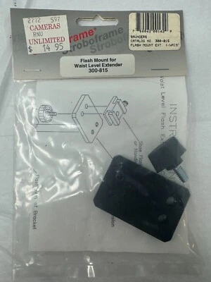 Montaje Flash Stroboframe para Extensor de Nivel de Cintura 300-815 Hecho en Italia Nuevo Foto 1 de 3