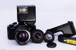 pentax auto 110 film kit 20-40mm grip flash 18mm 24mm - DEFECT - Bild 1 von 14