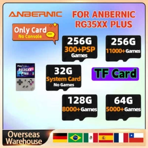 ANBERNIC RG35XX PLUS TF Card Memory Card Retro Giochi Console di Gioco Portatile 256GB - Foto 1 di 32