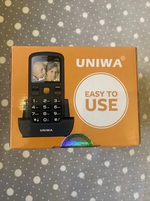 Uniwa V708 Big Button Mobile Phone For Elderly Dual SIM - SOS Mobile Phone - Image 1 of 2