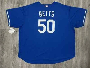 Los Angeles Dodgers Mookie Betts Jersey WOMEN'S 3XL Blue Genuine Merchandise NEW - Picture 1 of 7
