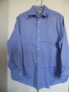 Camisa de vestir Nordstrom sin arrugas ajuste tradicional azul manga larga 16 1/2 33 - Imagen 1 de 3