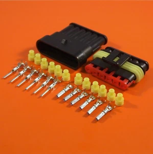 6 Way Genuine AMP Superseal Waterproof Electrical Wiring Multi Connector - Picture 1 of 1