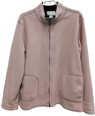 Sport Savvy Womens Fleece Jacket Medium Pink Full Zip Outdoor Soft shell - Image 1 of 4