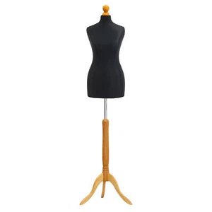Size 12/14 Female Tailors Dummy Black Retail Torso Display Dressmakers Dummy 🔥 - Picture 1 of 10