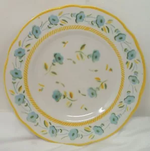 Plato de postre vintage KG Faience de France Luneville Badonviller 7-1/2 - Imagen 1 de 4