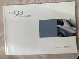 2003 Saab 93 Sport Sedan owners manual set w/cover & booklets - Picture 1 of 10