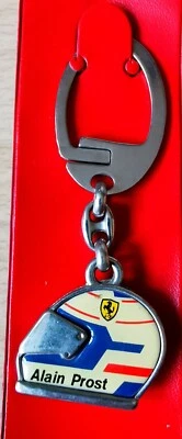 F1, Formula 1 World Champion ALAIN PROST vintage helmet keyring COLLECTOR EDIT. - Image 1 of 4