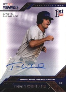 2009 TRISTAR Prospects Plus Autographs #26 Timothy Wheeler/199