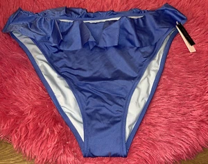 Parte inferior de bikini descarada cintura alta con volantes de natación Victoria's Secret talla XXL - Imagen 1 de 2