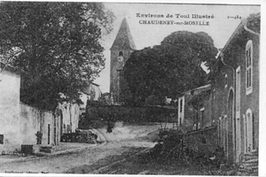 Carte - Copie CPA - Environs de Toul - MONT-LE-VIGNOBLE Rue de Charmes - Picture 1 of 1