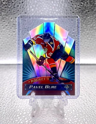 PAVEL BURE 2000 Topps Chrome #RF1 ROCKET'S FLARE REFRACTOR INSERT LEGEND & HOF - Image 1 of 2