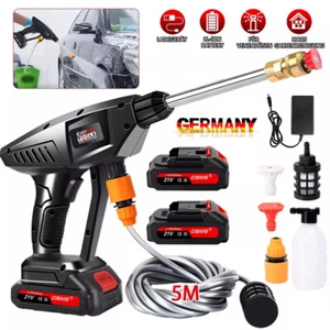 3000W Akku Hochdruckreiniger +2 Akkus 200Bar Auto Mobiler Druckreiniger - Bild 1 von 14