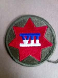 7th Corp Military Patch WWII - Picture 1 of 3