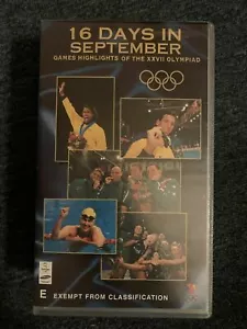 16 Days In September - Highlights of Sydney Olympics 2000 VHS 2 Tape Set PAL - Picture 1 of 3