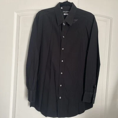 Camisa de vestir Dolce Gabbana Martini para hombre talla 17/43 Italia Foto 1 de 4