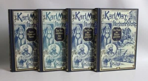#9681h 4x Karl May Reprint Prachtausgabe Der Fürst der Bleichgesichter I+II etc - Bild 1 von 2