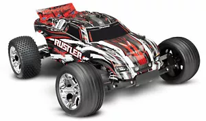TRAXXAS Rustler XL5 2WD BRUSHED Rosso 37054-4 Rosso 1/10 - Foto 1 di 7