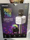 Party 2 Go Karaoke Mic Disco Ball & Microphone Combo -Bluetooth Trend Tech NEW