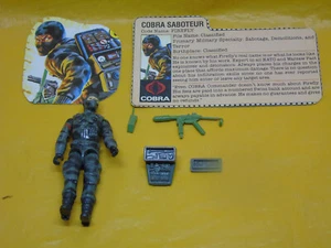 Vintage 1984 G.I. Joe FIREFLY V1 Cobra Saboteur 100% Complete - Picture 1 of 8