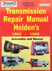 Max Ellery Workshop Repair Rebuild Service Manual HOLDEN TRANSMISSION 1963-1988 - Picture 1 of 1