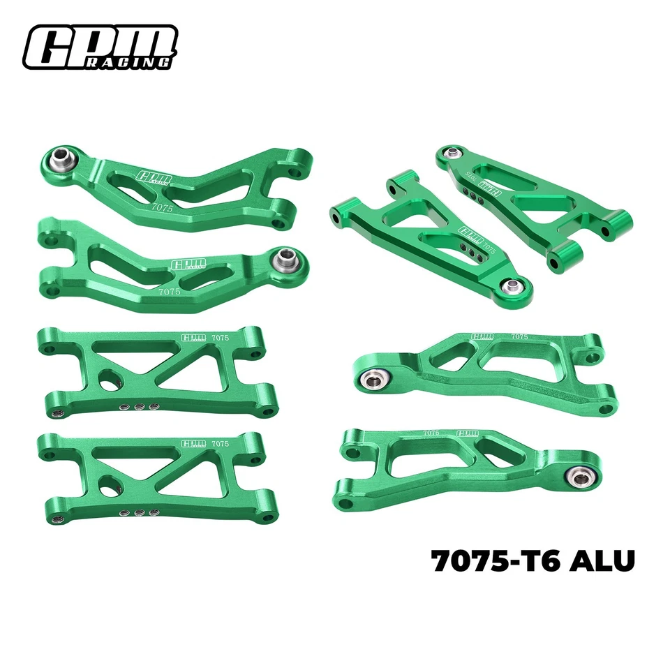GPM 7075 Alloy (F+R) Suspension Arms Kit ARRMA 1/16 Mojave Grom LOSI 1/12 Nascar - Image 1 of 4