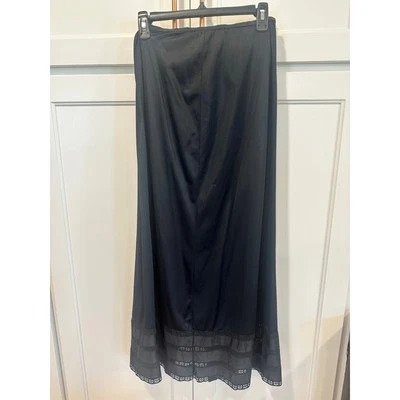 De colección Gossard Artemis Negro Nylon Encaje Slip Hecho en EE. UU. Mediano  Foto 1 de 4