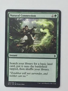 Magic The Gathering Natural Connection Instant Battle for Zendikar 179/274 Burt 2015 Wizards - Imagen 1 de 24