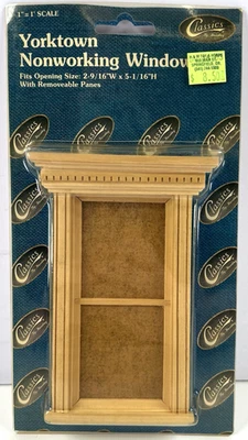 Classics by Handley #75041 Yorktown Dollhouse Window 1” Scale Miniature New - Image 1 of 4