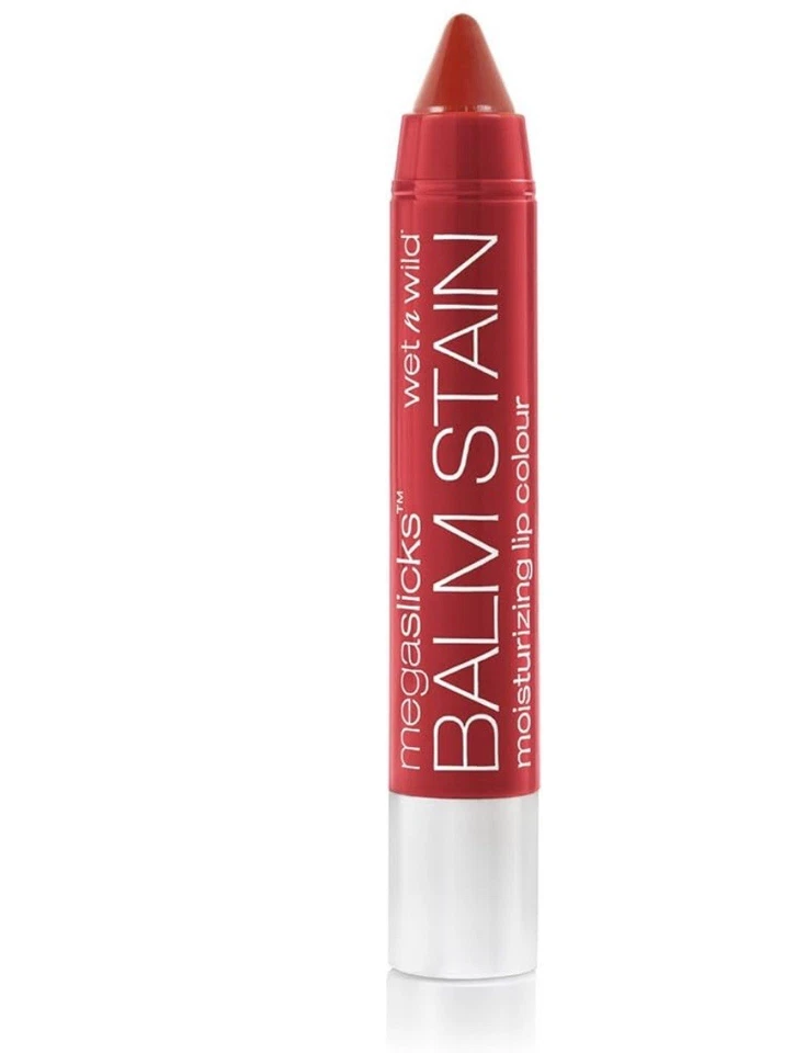Wet n Wild Megaslicks Balm Stain Moisturizing Lip Colour 125 RED-DY OR NOT X1 - Image 1 of 1