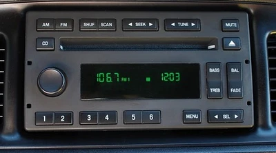 2006-2011 FORD CROWN VICTORIA MERCURY GRAND MARQUIS AM FM RADIO CD Player OEM Foto 1 de 4