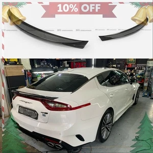 Carbon Fiber Rear Trunk Bootlid Spoiler Wing Lip Type G For Kia Stinger 17-18 - Imagen 1 de 12