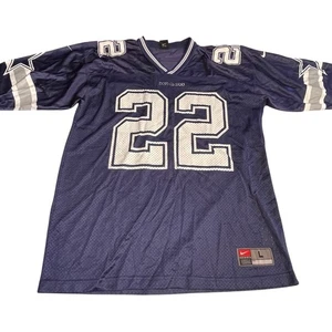 Camiseta deportiva de fútbol americano Emmit Smith de colección Nike Dallas Cowboys #22 grande Y2K - Imagen 1 de 10