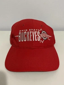 Ohio State Buckeyes Starter Hat Cap Adjustable College Football Sports Red - Picture 1 of 5