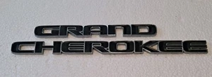 Black Chrome Cherokee Door Emblem Badge 17- 20 Jeep Grand Cherokee OEM Mopar - Picture 1 of 5