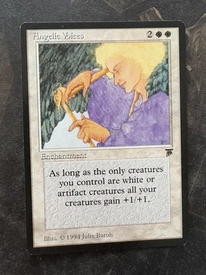*** LEGENDS Angelic Voices *** NM-Mint Beauty! - DUTY PAID - Magic MtG - Image 1 of 2