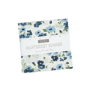 Moda Quilting Patchwork Charm Pack Nantucket Summer Inch Fabrics - Picture 1 of 6