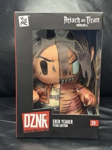 Peluche coleccionable YuMe Attack on Titan 7 pulgadas DZNR edición Titan EREN YEAGER - Imagen 1 de 6