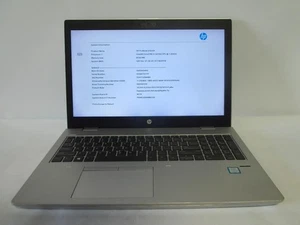 HP ProBook 650 G4 15.6" Core i5-8250U 1.60GHz 8GB No SSD Laptop (A9625) - Picture 1 of 9