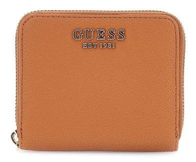 GUESS monedero Laurel II SLG Small Zip Around Wallet Cognac - Imagen 1 de 3