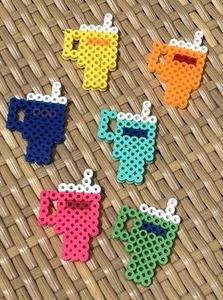 Stanley Cup Perler Bead Tween Bomboniere Festa Set di 6 ALTRI MODELLI DISPONIBILI - Foto 1 di 2