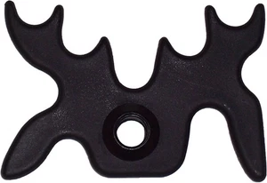 Elch schwarz Kunststoff Pool Billard Queue Stick Steg Kopf - Bild 1 von 1