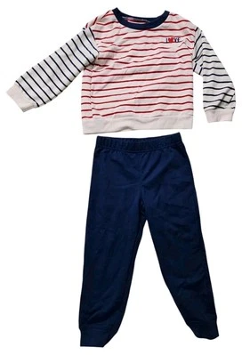 Conjunto de sudadera y pantalones de amor de San Valentín Carters para bebés y niños pequeños 4T Foto 1 de 4