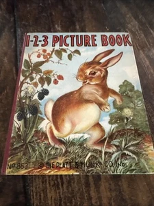 1939 Antique 123.. Picture Book Number 853 Children’s Book - Picture 1 of 18