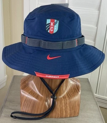 Nike Kansas City Current NWSL Midnight Navy/Teal/Red Bucket Hat - OSFM - NWT $40 - Image 1 of 4