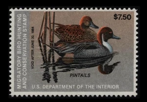 RW50 Duck Hunting $7.50 PINTAILS 1983 MNH $17 SEE PHOTOS Lot Q-605 - Picture 1 of 1