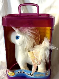 Neopets White "UNI", 2003 Voice Activated Unicorn w/carrying case. Working! - Picture 1 of 3